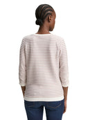 TOM TAILOR DENIM WOMEN striped jacquard sweatshirt Freizeitpullover TOM TAILOR DENIM WOMEN