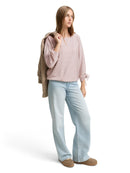 TOM TAILOR DENIM WOMEN STRUCTURED STRIPE T-SHIRT NOS Freizeitshirts /-blusen TOM TAILOR DENIM WOMEN