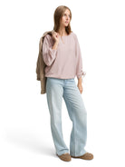 TOM TAILOR DENIM WOMEN STRUCTURED STRIPE T-SHIRT NOS Freizeitshirts /-blusen TOM TAILOR DENIM WOMEN