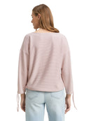 TOM TAILOR DENIM WOMEN STRUCTURED STRIPE T-SHIRT NOS Freizeitshirts /-blusen TOM TAILOR DENIM WOMEN