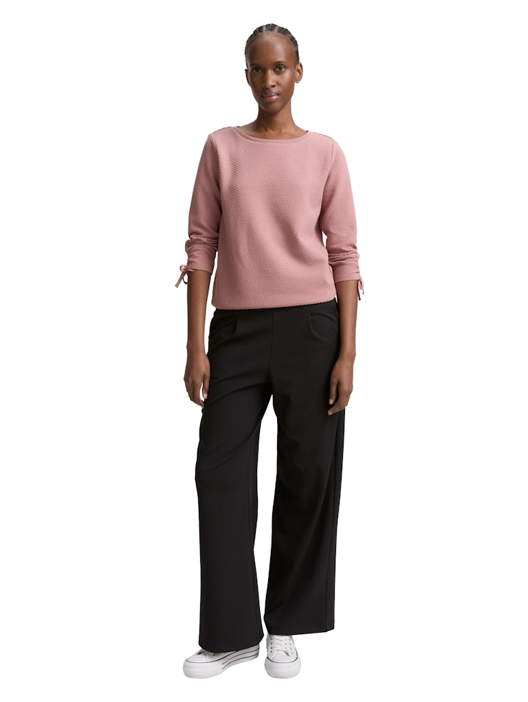 TOM TAILOR DENIM WOMEN Sweatshirt w. sleeve detail Freizeitpullover TOM TAILOR DENIM WOMEN