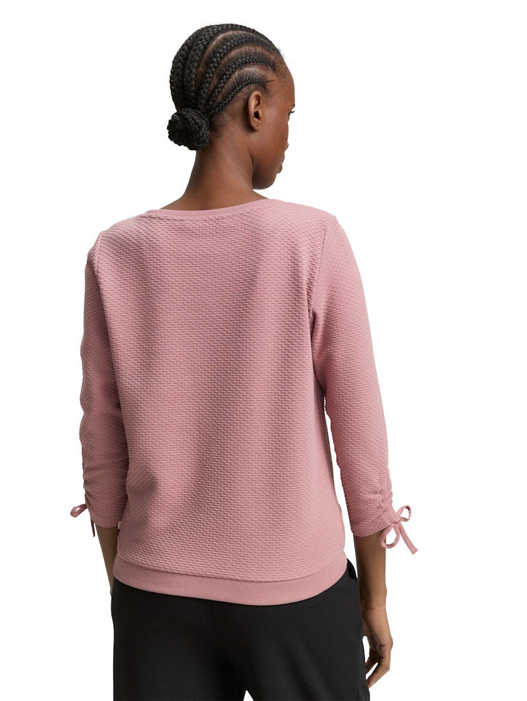 TOM TAILOR DENIM WOMEN Sweatshirt w. sleeve detail Freizeitpullover TOM TAILOR DENIM WOMEN