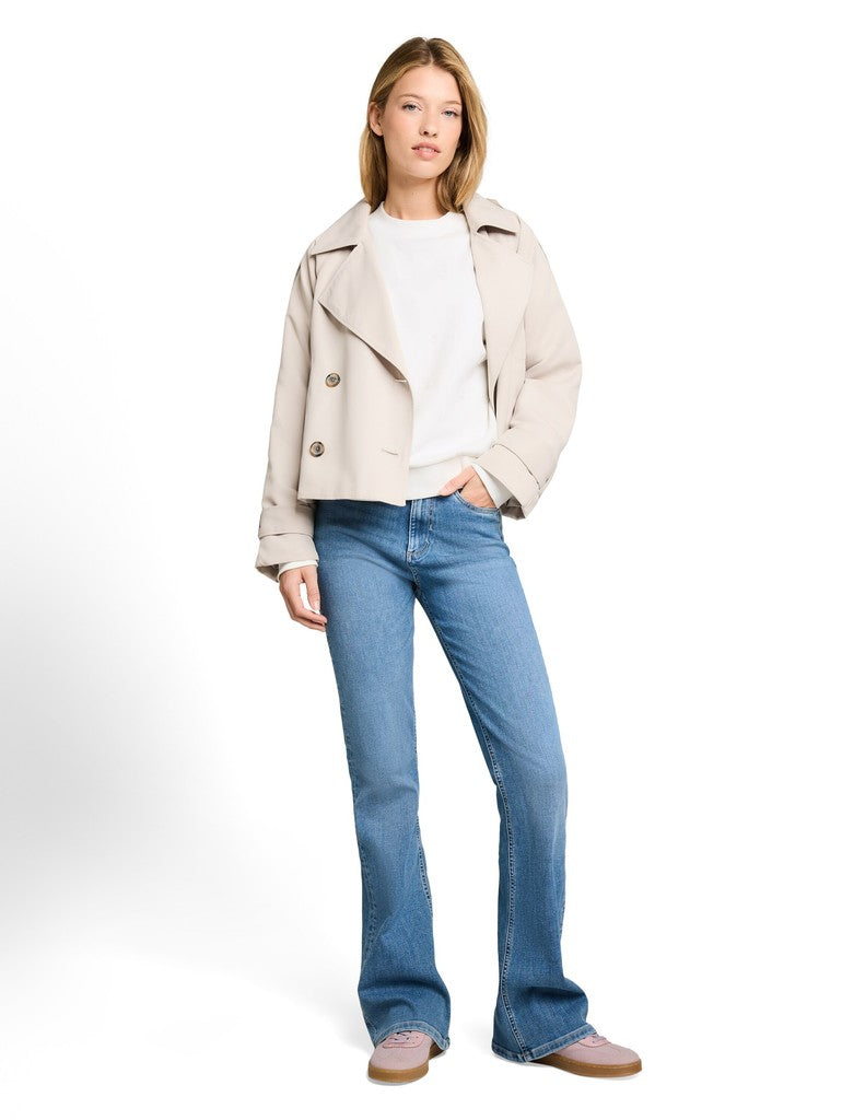 TOM TAILOR DENIM WOMEN sweatshirt with embroidery Freizeitpullover TOM TAILOR DENIM WOMEN
