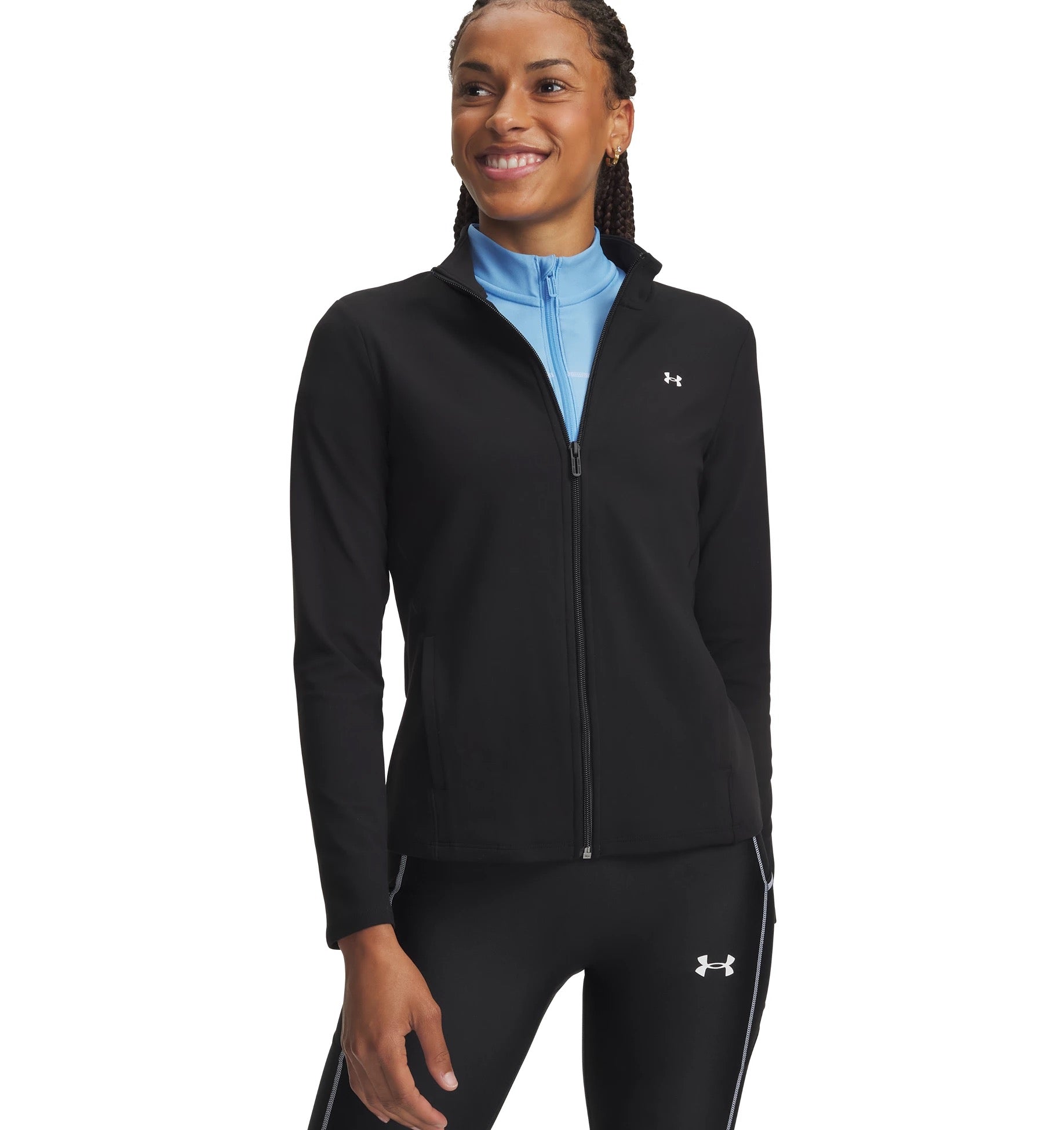 UNDER ARMOUR MOTION FZ Trainingsjacken UNDER ARMOUR ULTIMATE BLACK XS
