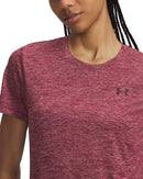 UNDER ARMOUR TECH SSC- TWIST Trainingsshirts UNDER ARMOUR CLARET XS
