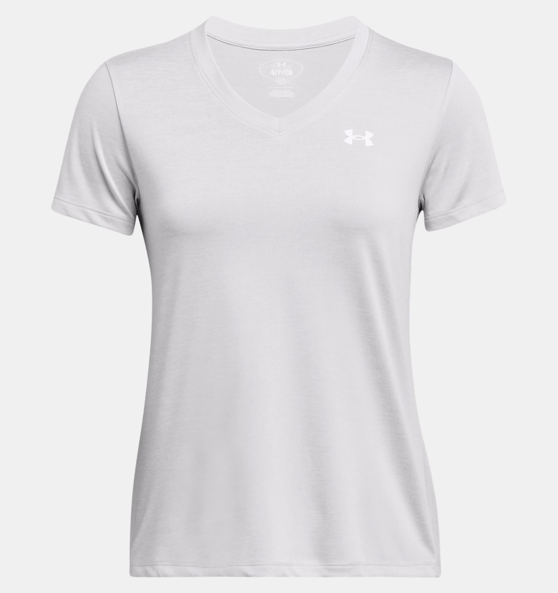 UNDER ARMOUR TECH SSV- TWIST Trainingsshirts UNDER ARMOUR HALO GRAY S