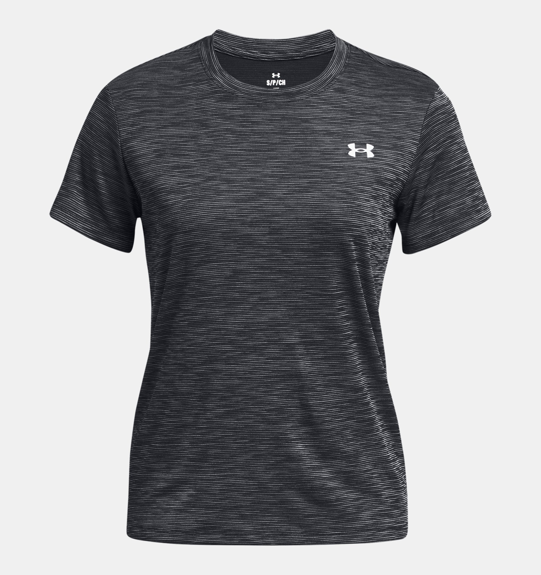 UNDER ARMOUR Tech Textured SSC 001 BLACK Trainingsshirts UNDER ARMOUR 001 BLACK XS