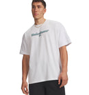 UNDER ARMOUR UA M HWT WM SS Freizeitshirts /-hemden UNDER ARMOUR 100 WHITE S