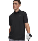 UNDER ARMOUR UA MATCHPLAY POLO Trainingsshirts UNDER ARMOUR 001 BLACK FADE HEATHER S