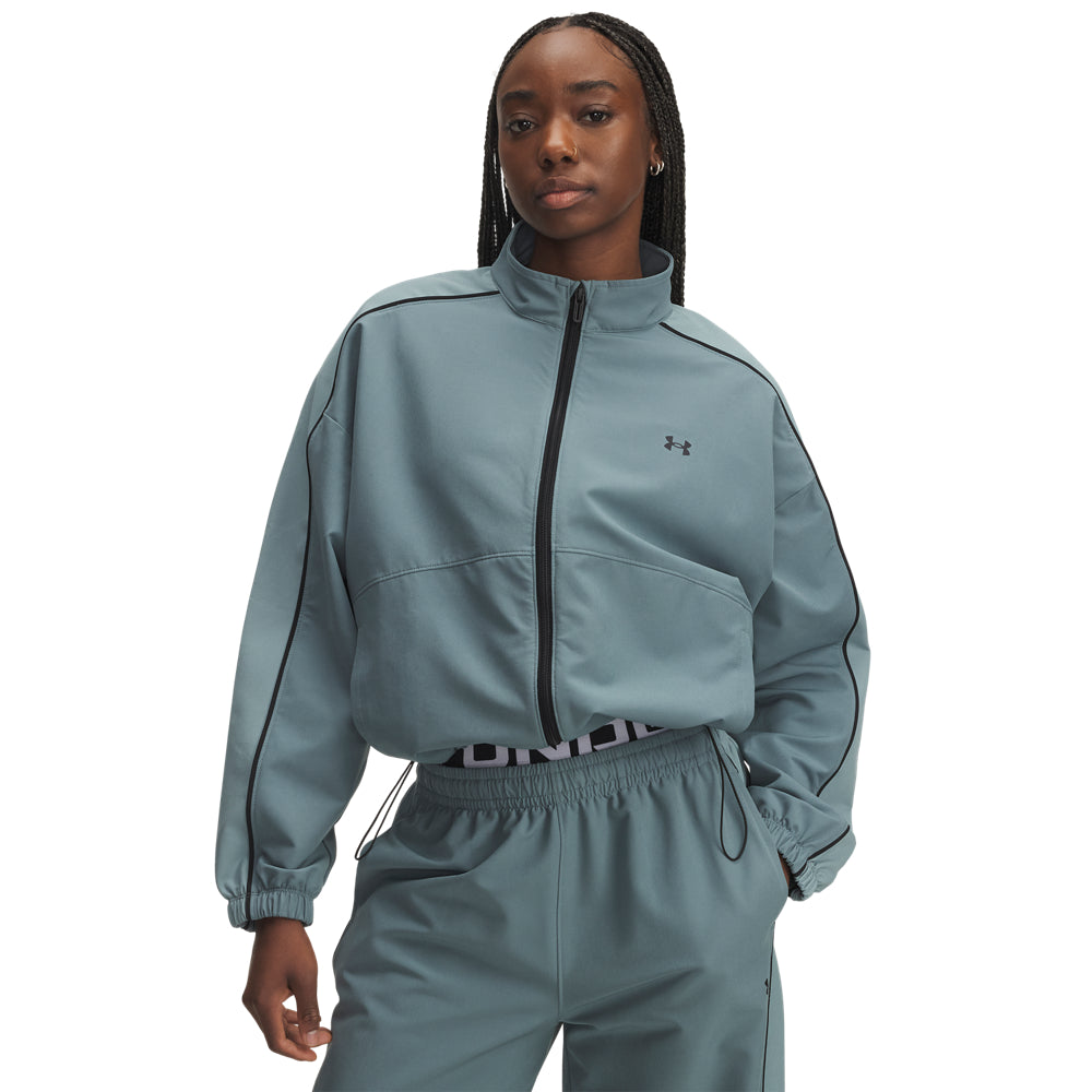 UNDER ARMOUR UA RIVAL SWOVEN JACKET Freizeitpullover UNDER ARMOUR JASPER BLUE XS