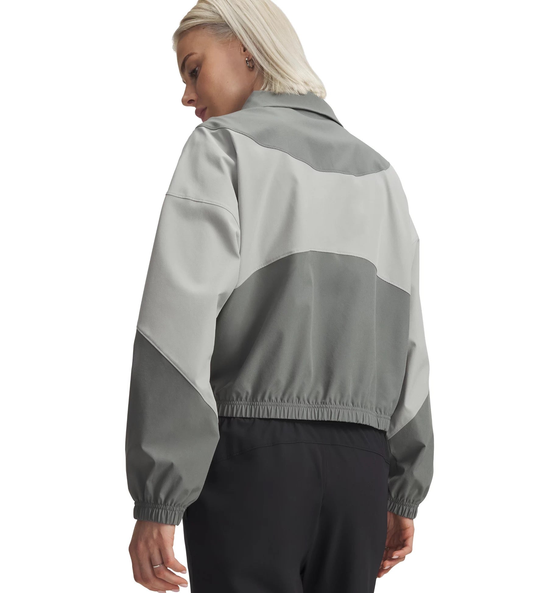 UNDER ARMOUR UA RIVAL WOVEN JACKET 348 SILICA GREEN Freizeitpullover UNDER ARMOUR