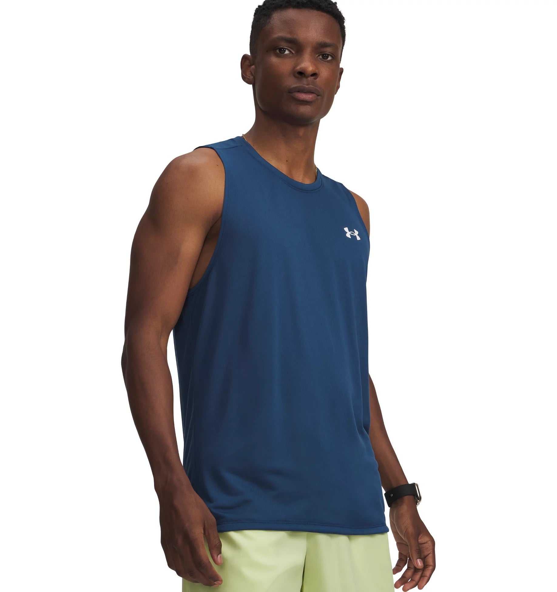 UNDER ARMOUR UA TECH TANK 001 BLACK Trainingsshirts UNDER ARMOUR VARSITY ROYAL/WHITE S