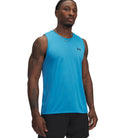 UNDER ARMOUR UA TECH TANK 001 BLACK Trainingsshirts UNDER ARMOUR 452 ETHER BLUE S