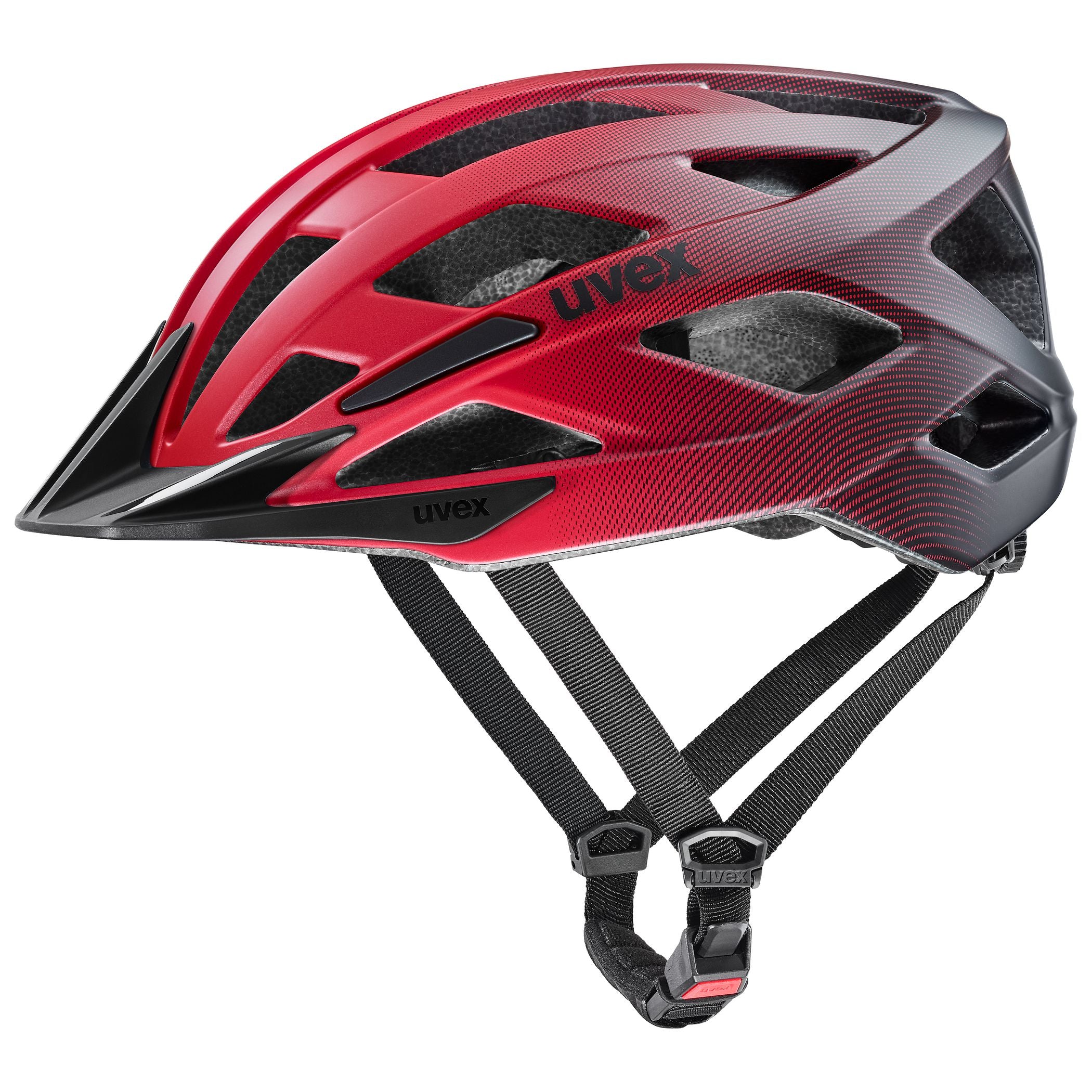 UVEX uvex i-vo 2 Fahrradhelme & Schoner UVEX Red-black matt 52