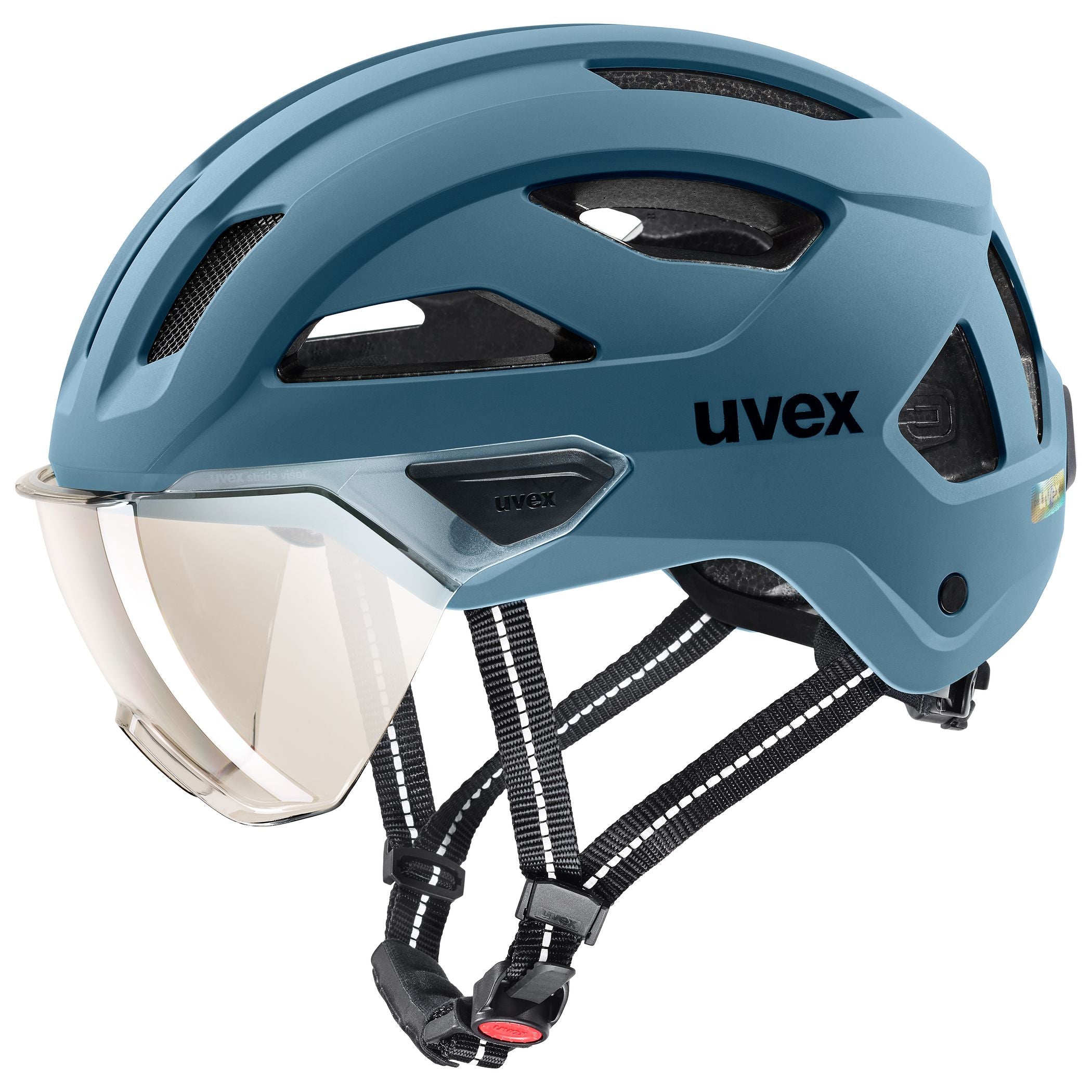 UVEX uvex stride visor Fahrradhelme & Schoner UVEX lime matt 53