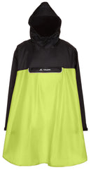 VAUDE Valero Poncho VAUDE neon yellow/bla S