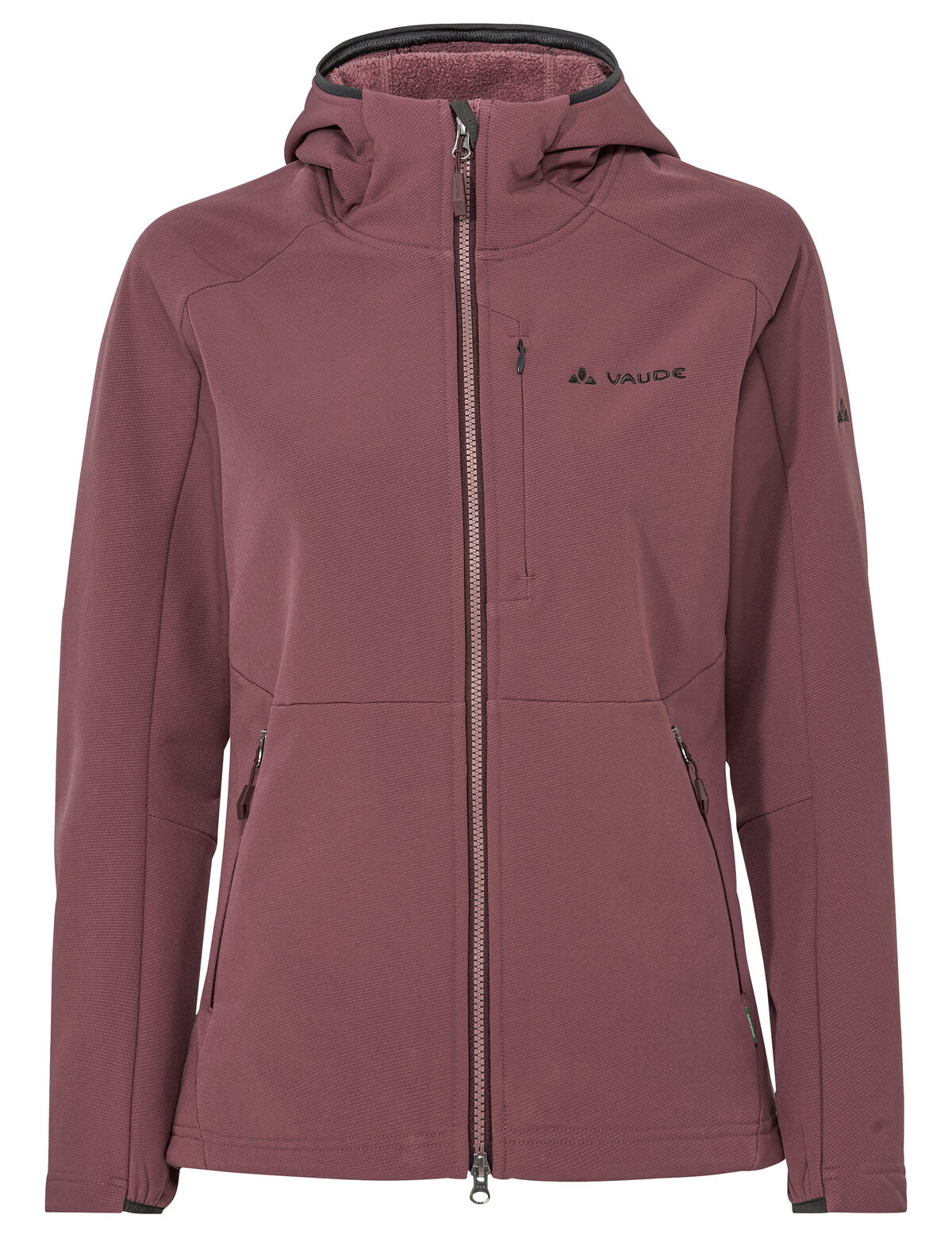 VAUDE Wo Elope Stormfleece Hoody Wanderjacken VAUDE ruby dusk 36