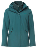 VAUDE Wo Rosemoor 3in1 Jacket II Wanderjacken VAUDE dark fjord green 36