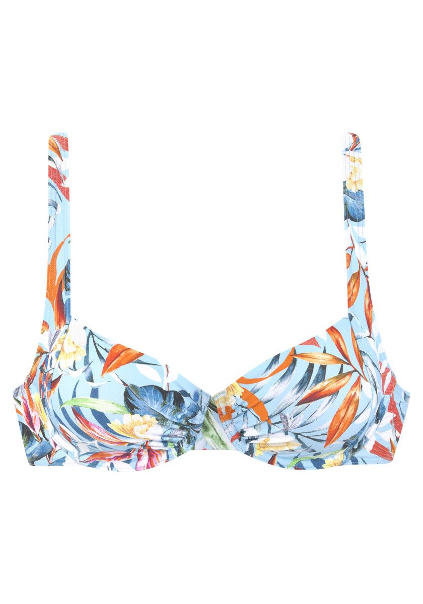 VENICE BEACH Bügel-Top F Bikini VENICE BEACH lt.blue prin 36/F