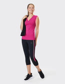 VENICE BEACH Damen T-Shirt Eleam Body Shirt Trainingsshirts VENICE BEACH