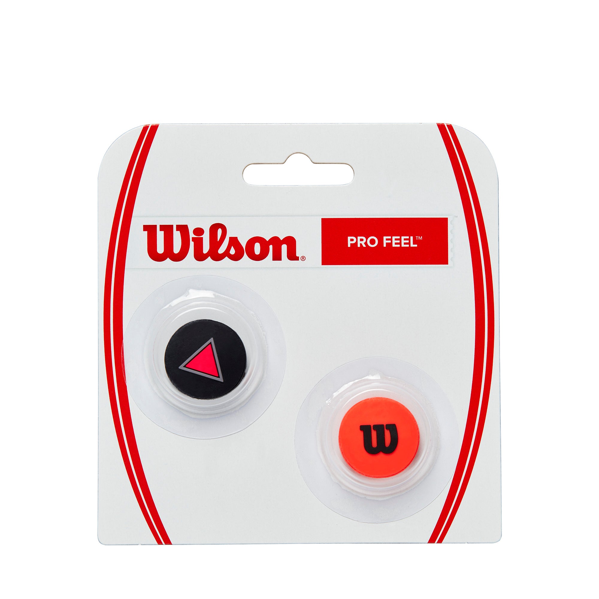 WILSON PRO FEEL CLASH DAMPENERS BLACK/Red Tennisschläger WILSON Black -