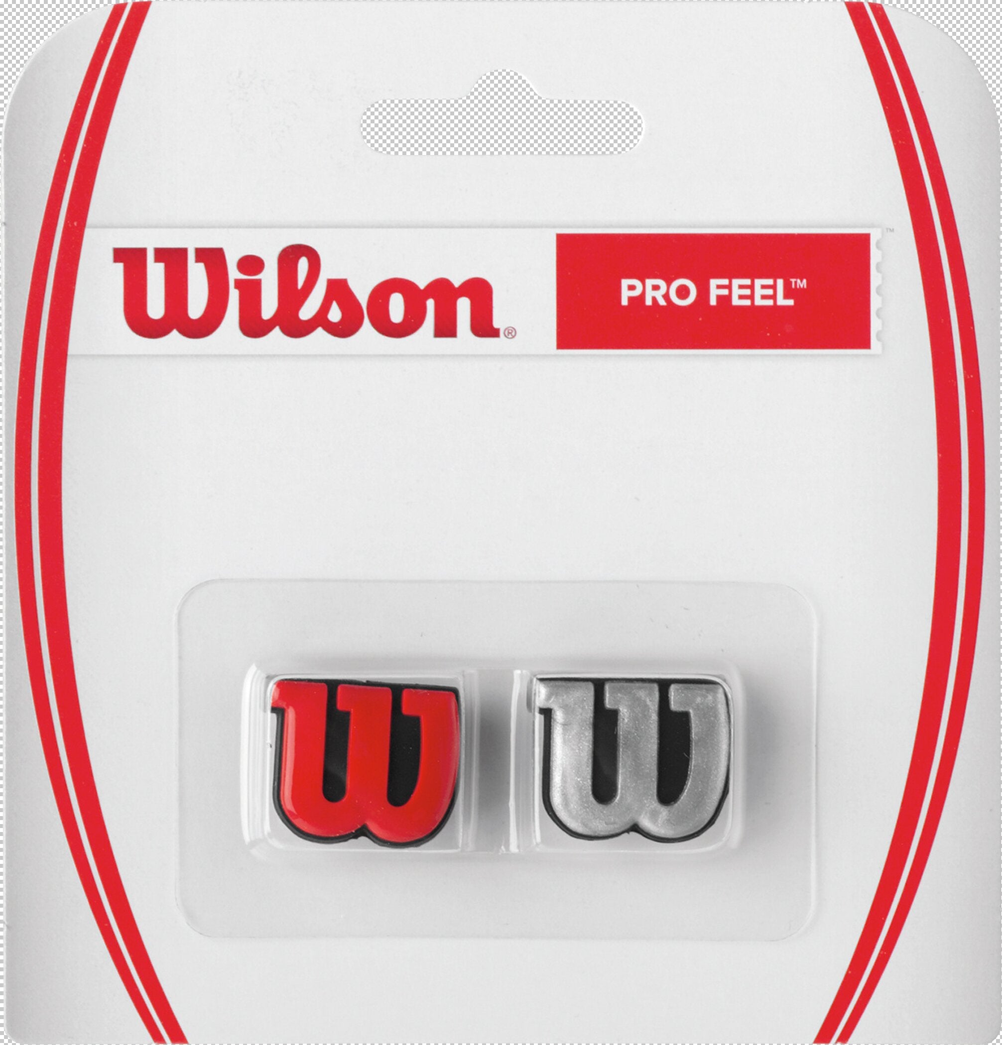 WILSON TE-DÄMPFER PRO FEEL Tennisschläger WILSON red/silver -