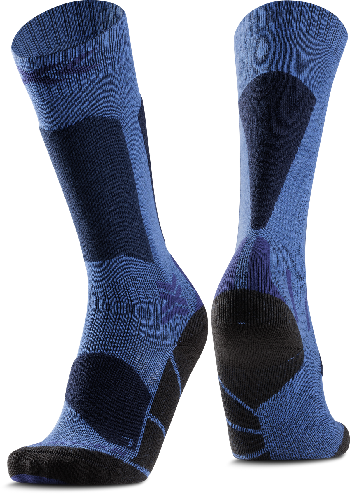 X-SOCKS Over The Calf G741 RHINO GREY/CANARY Skisocken X-SOCKS BLUE BLOSSOM/MARINE 27-30