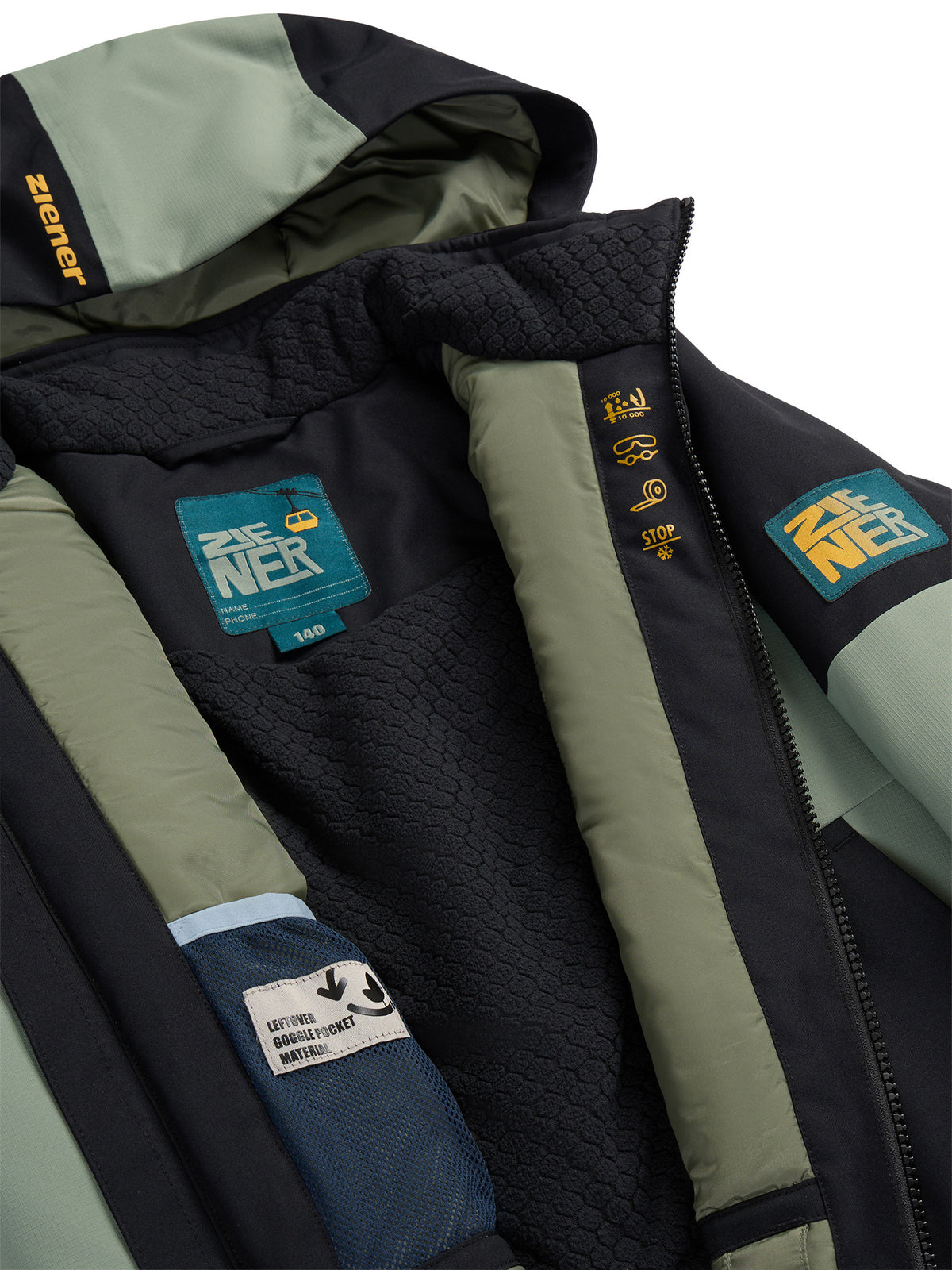 ZIENER AGIMO-Z jacket junior boys Langlaufoberteile ZIENER