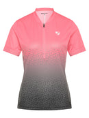 ZIENER NELENIA shirt lady Fahrradtrikots ZIENER black.strawberry sorbet 36