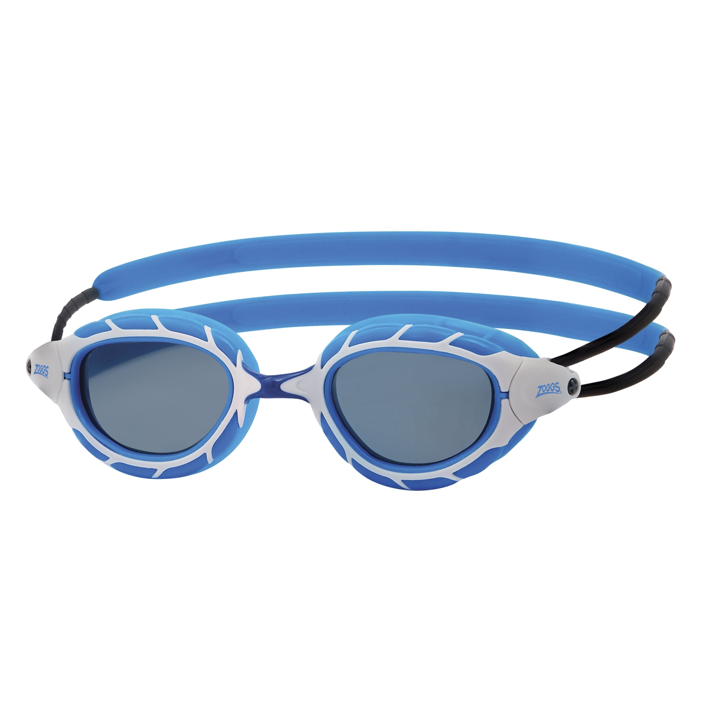 ZOGGS Predator Schwimmbrillen ZOGGS Blue White Tinted Smoke - Regular F -