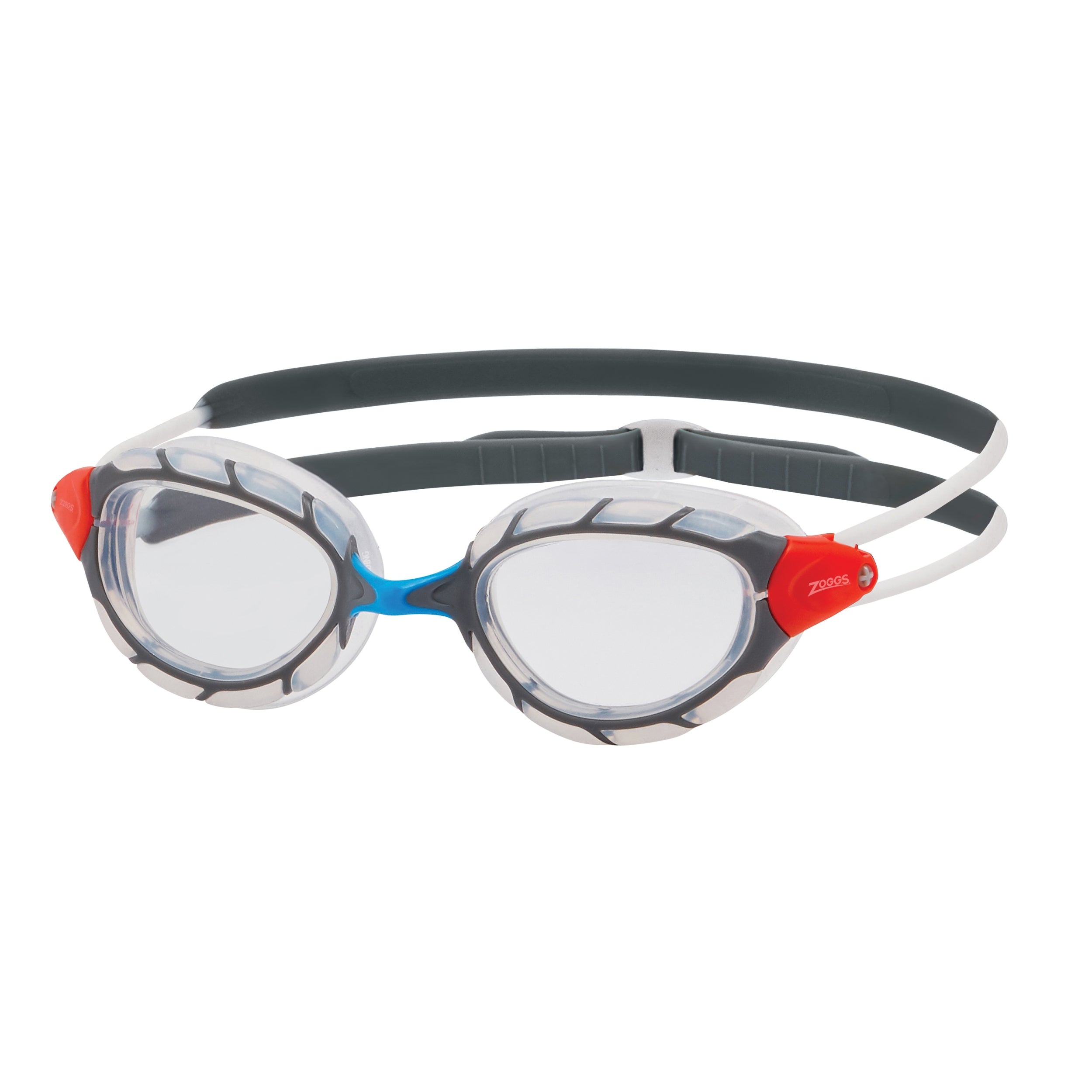 ZOGGS Predator Schwimmbrillen ZOGGS Clear Grey Clear - Regular Fit -