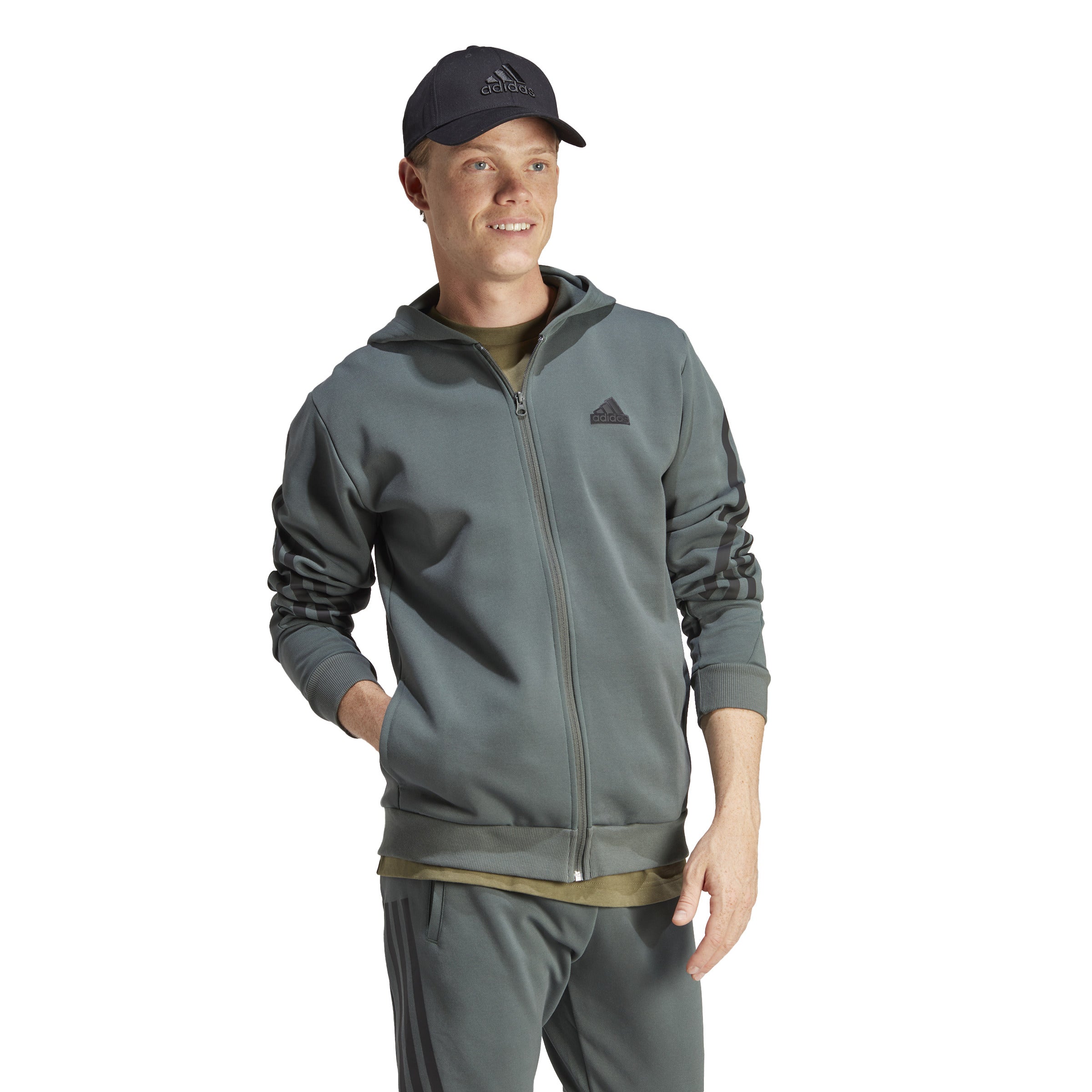 ADIDAS M FI 3S FZ Trainingsjacken ADIDAS