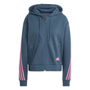 ADIDAS W FI 3S FZ Damen Kapuzenpulli Sweatshirt Trainingsjacken ADIDAS