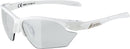 ALPINA Sportbrille/Sonnenbrille "Twist Five HR S VL+" Fahrradbrillen ALPINA white gloss -