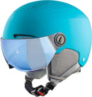 ALPINA Kinder Helm ZUPO VISOR Skihelme ALPINA 31 turquoise matt 54
