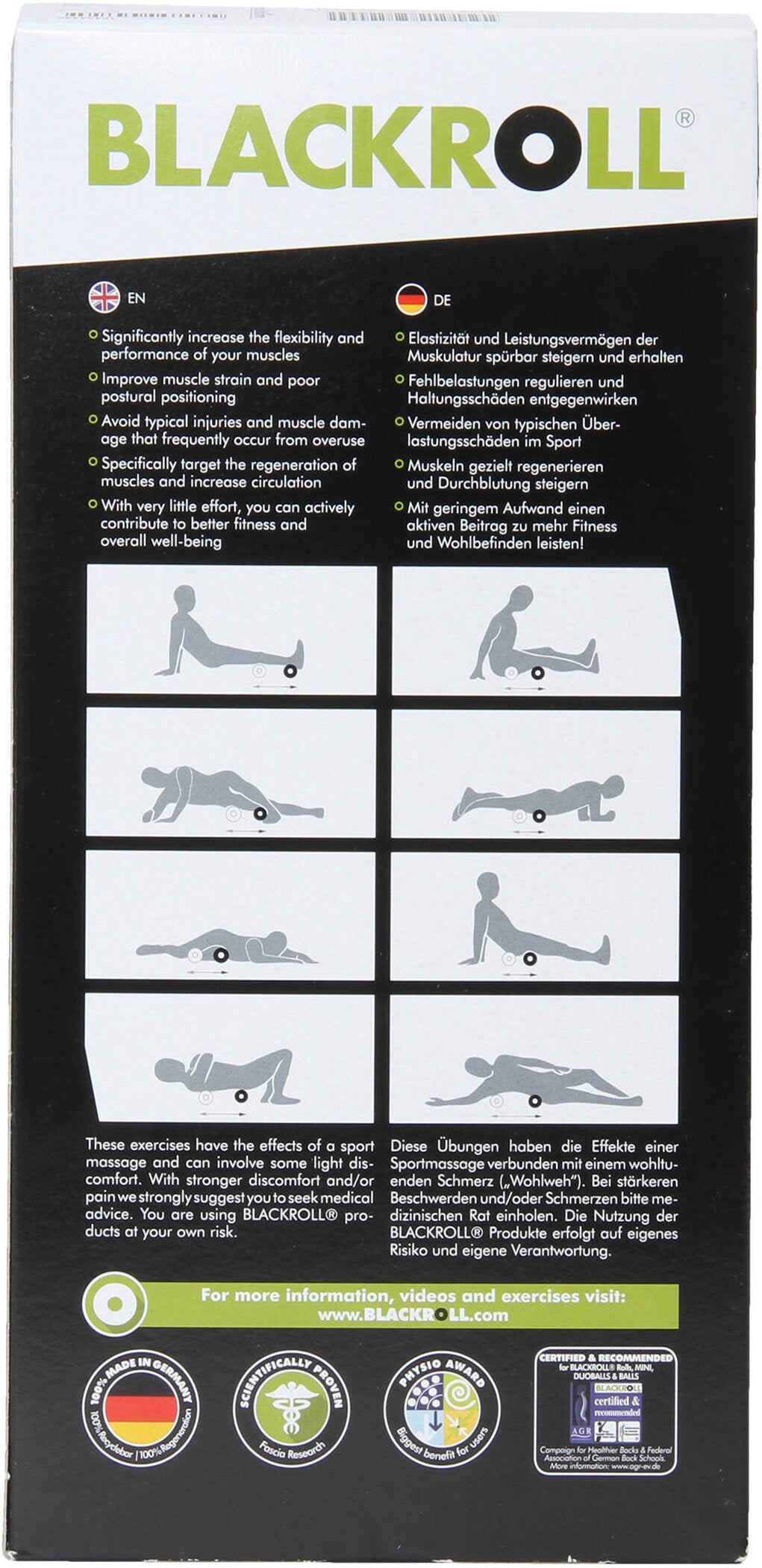 BLACKROLL Blackroll Faszienrolle