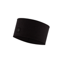 BUFF Merino Wide Headband Stirnbänder BUFF SOLID BLACK -