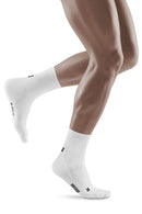 CEP CEP classic all white socks, mid cu Tennissocken CEP white III