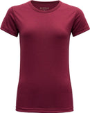 DEVOLD BREEZE MERINO 150 T-SHIRT WMN Unterhemden DEVOLD 740A BEETROOT XS