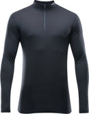 DEVOLD BREEZE MERINO 150 ZIP NECK MAN Unterhemden DEVOLD 950A BLACK M