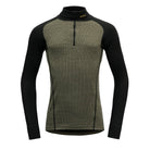 DEVOLD DUO ACTIVE MERINO 210 Z.NECK MAN Unterhemden DEVOLD 404A LICHEN/CAVIAR S