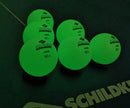DONIC SCHILDKRÖT TT-Ball GLOW IN THE DARK POLY 40+, Tischtennis DONIC SCHILDKRÖT