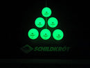 DONIC SCHILDKRÖT TT-Ball GLOW IN THE DARK POLY 40+, Tischtennis DONIC SCHILDKRÖT