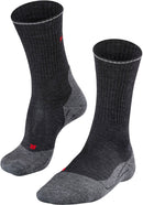 FALKE Herren Trekking Socken "TK2 Wool Silk" Wandersocken FALKE 3080 anthra.mel 46-48