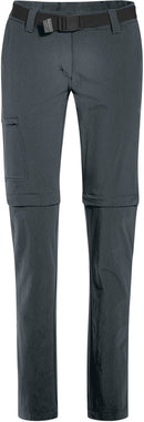 MAIER SPORTS Damen Zipp-Off-Hose "Inara" Slim Fit Wanderhosen MAIER SPORTS graphite 17