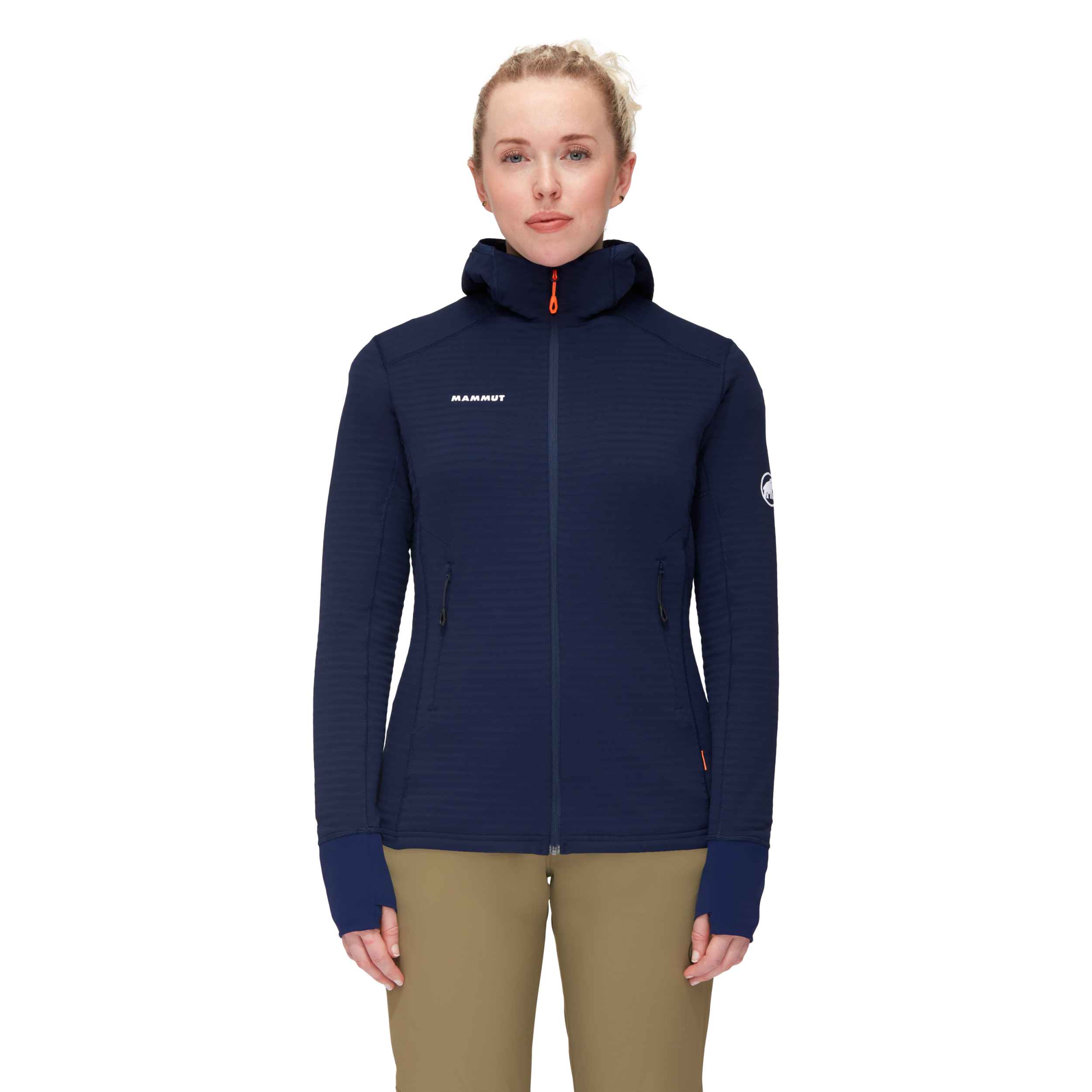 MAMMUT Taiss Light ML Hooded Jacket Women Fleecejacken & Pullover MAMMUT 5118 marine S