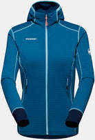 MAMMUT Taiss Light ML Hooded Jacket Women Fleecejacken & Pullover MAMMUT 50553 deep ice-cool blue S