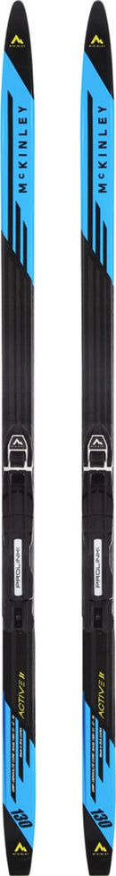 McKINLEY Ki.-Langlauf-Set Active Grip Jr + P Langlaufski McKINLEY BLACK/BLUE/YELLOW 120