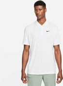 NIKE Herren Polo M NKCT DF POLO SOLID Tennisoberteile NIKE WHITE/BLACK S