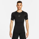 NIKE M NP DF TIGHT TOP SS Trainingsshirts NIKE BLACK/WHITE S